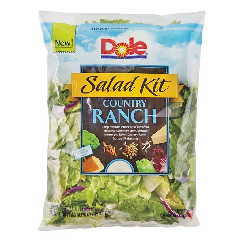 Dole Salad Kit, Premium, Country Ranch (13.3 oz bag) from HEB Instacart