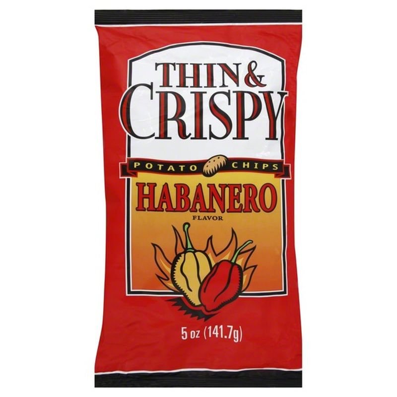 Thin & Crispy Potato Chips, Habanero (5 oz) Instacart
