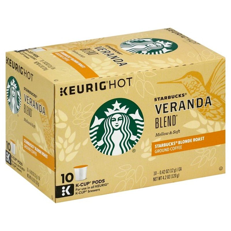 Starbucks Blonde K-Cup Coffee Pods — Veranda Blend for Keurig Brewers