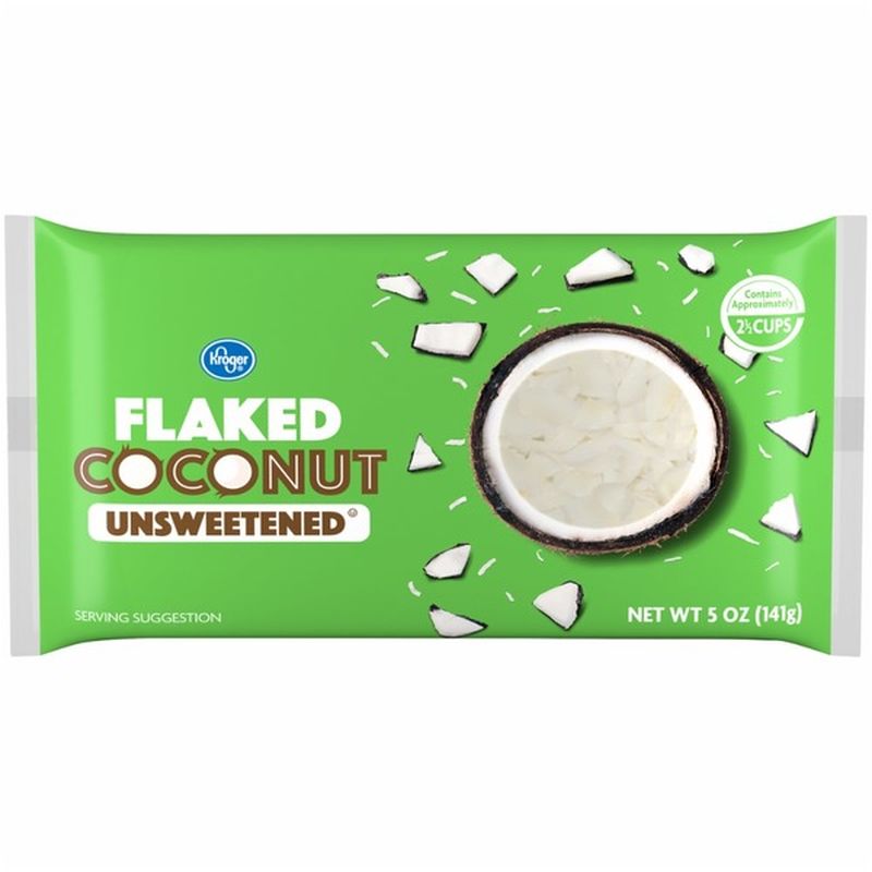 Kroger Unsweetened Coconut Flakes (5 oz) from Kroger Instacart
