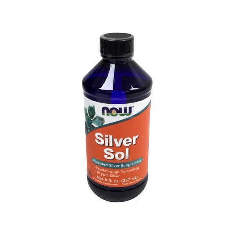 Now Silver Sol Patented Silver Dietary Supplement Liquid (8 oz) Instacart