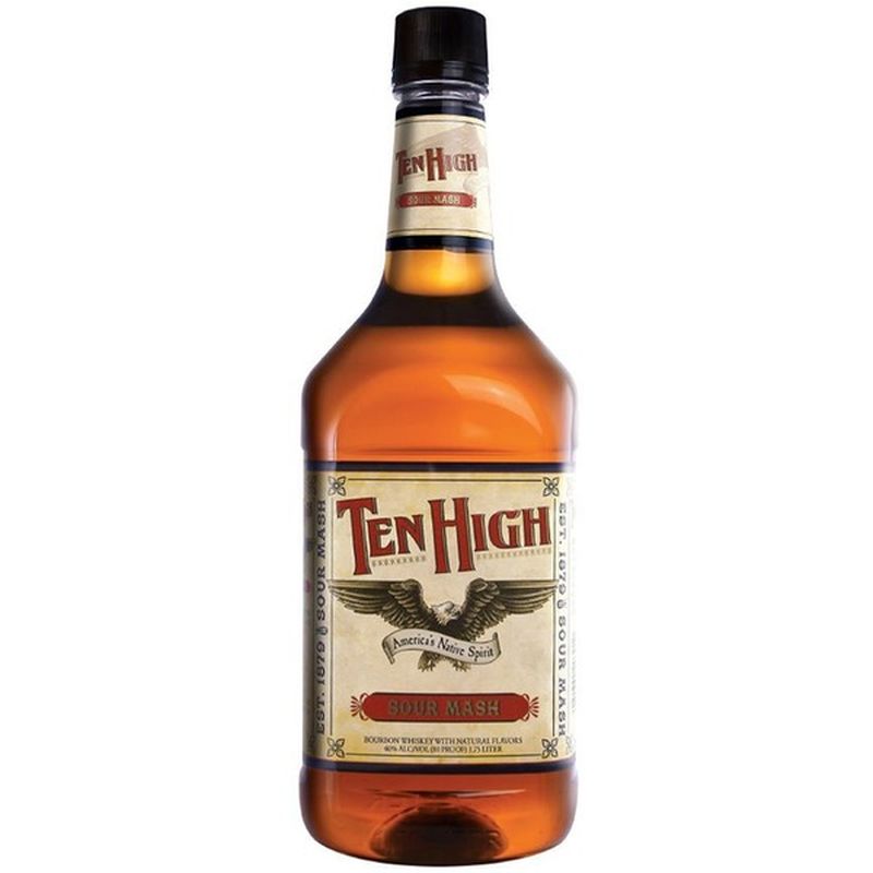 Ten High Whiskey, Kentucky Bourbon, Sour Mash (1.75 L) - Instacart