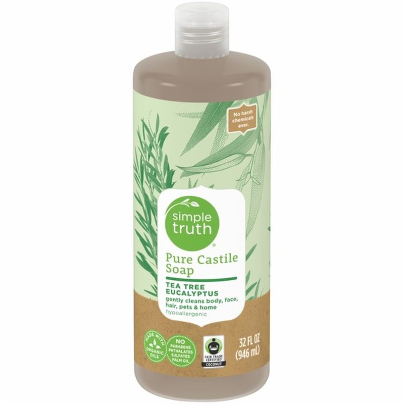 Simple Truth Tea Tree & Eucalyptus Pure Castile Liquid Soap (32 fl oz