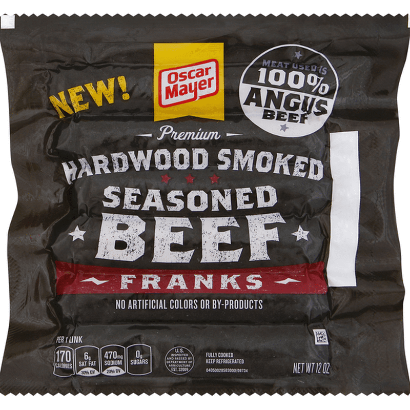 Oscar Mayer Angus Beef Hot Dogs (12 oz) Instacart