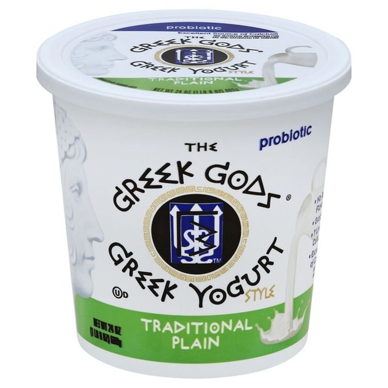 The Greek Gods Plain Traditional Greek Style Yogurt (24 oz) from