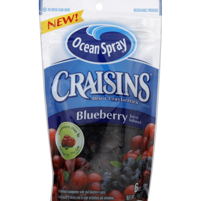 Ocean Spray Dried Cranberries Infused with Blueberry Juice (6 oz