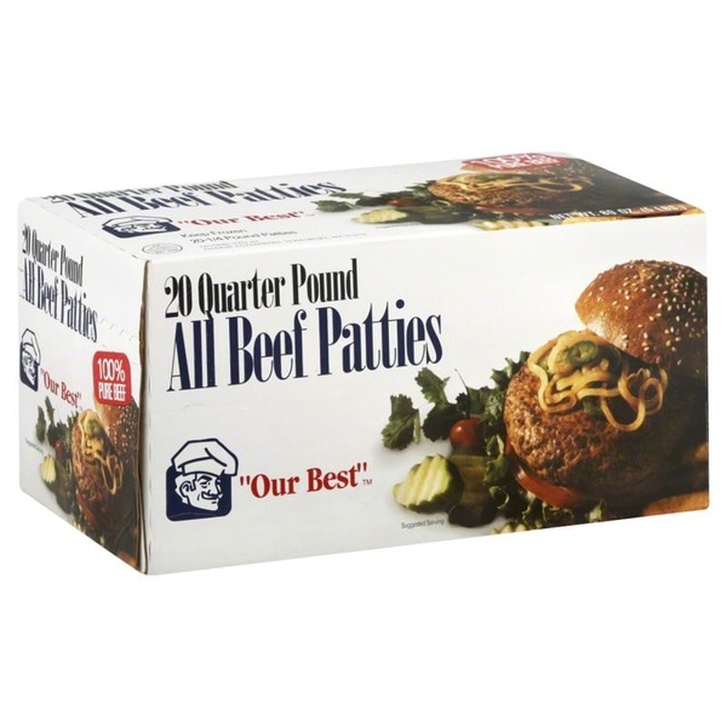 Our Best All Beef Burgers (80 oz) from Stop & Shop Instacart