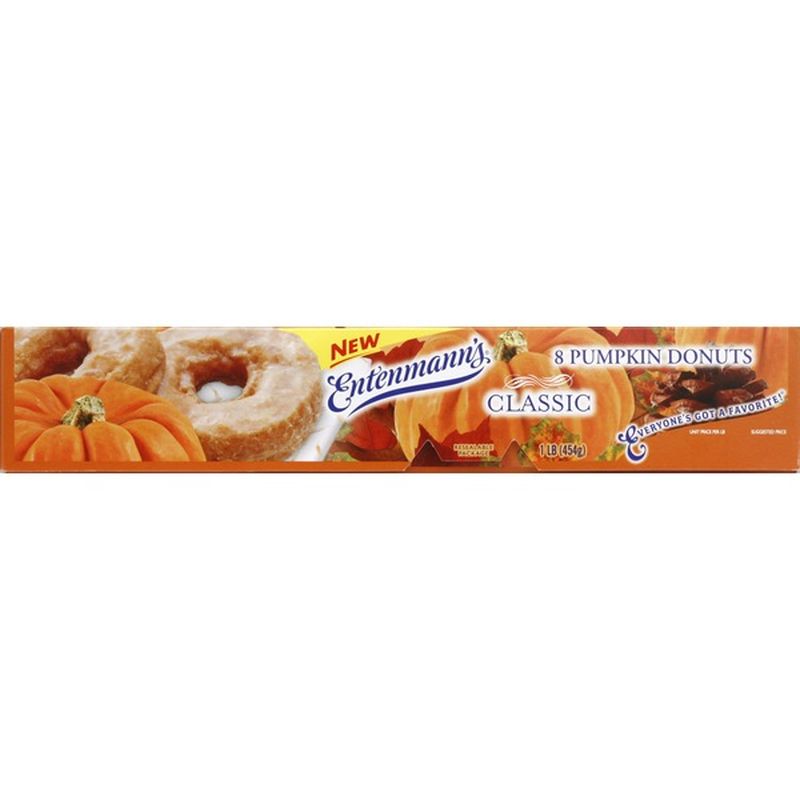 Entenmann S Classic Pumpkin Donuts 8 Ct Instacart