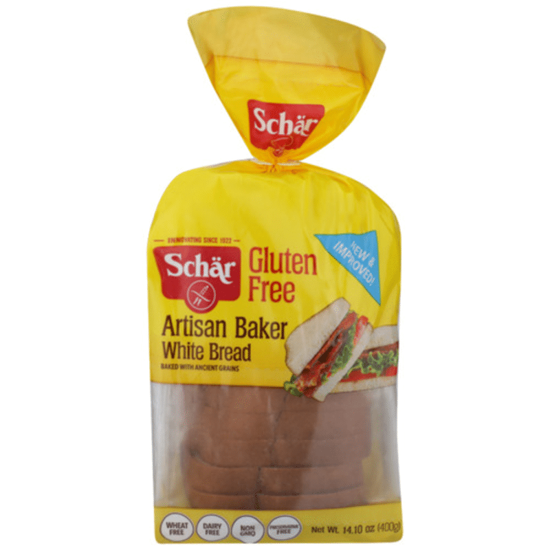 Dr. Schar White Bread, Gluten Free, Artisan Baker (14.1 oz) from