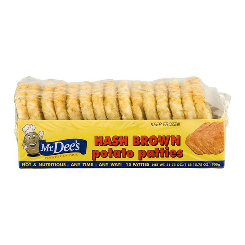 Mr. Dee's Hash Brown Potato Patties 15 CT (31.75 oz) from Mariano's