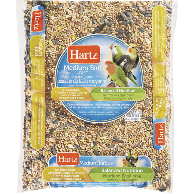 Hartz Cockatiels, Love Birds & Small Conures Food Diet