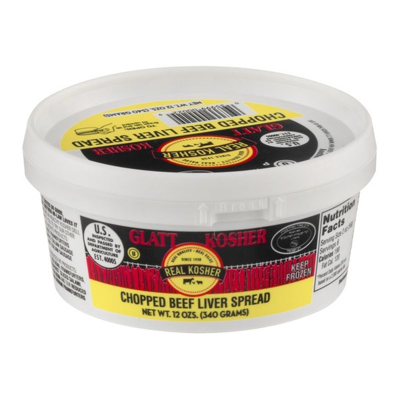 Real Kosher Chopped Beef Liver Spread (12 oz) Instacart
