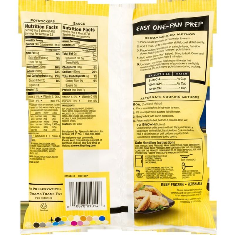 Ling Ling Potstickers Chicken & Vegetable Dumplings (13 oz) from Publix