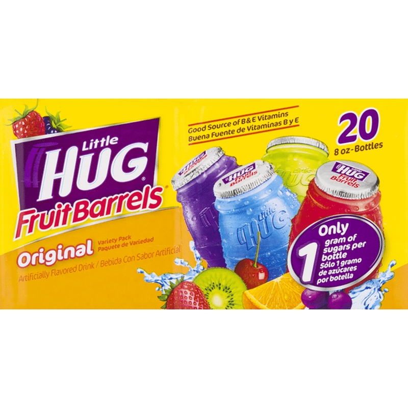 Little Hug Fruit Barrels, Original Variety Pack (8 fl oz) Instacart