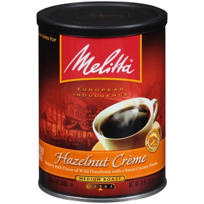 Melitta Medium Roast Ground Coffee Hazelnut Creme (11 oz) Instacart