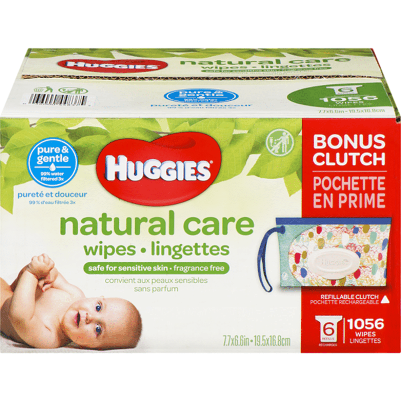 huggies natural care wipes 1056