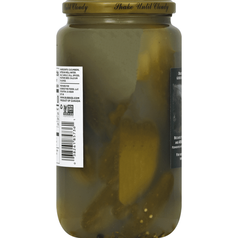 Bubbies Kosher Dill Pickles (33 oz) Instacart