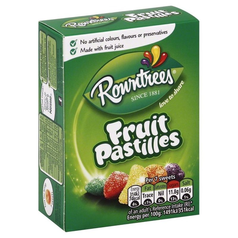 Rowntree's Fruit Pastilles, Box (4.4 Oz) - Instacart