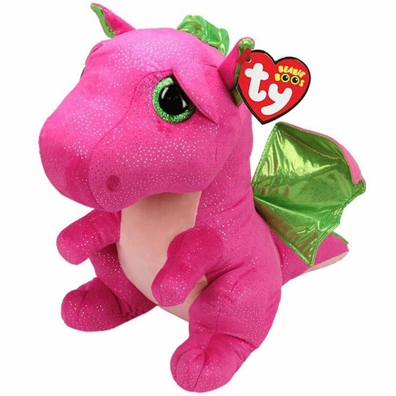 Ty Extra Large Darla the Pink Dragon Plush Toy