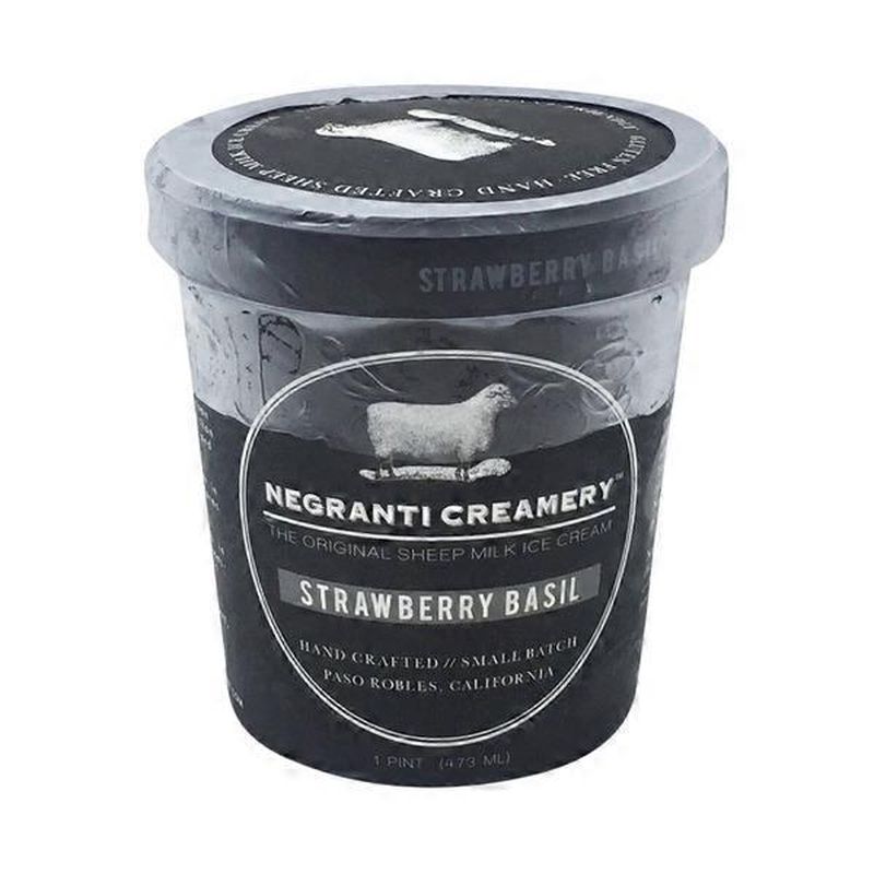 Negranti Creamery Strawberry Basil Sheep Milk Ice Cream (16 oz) Instacart