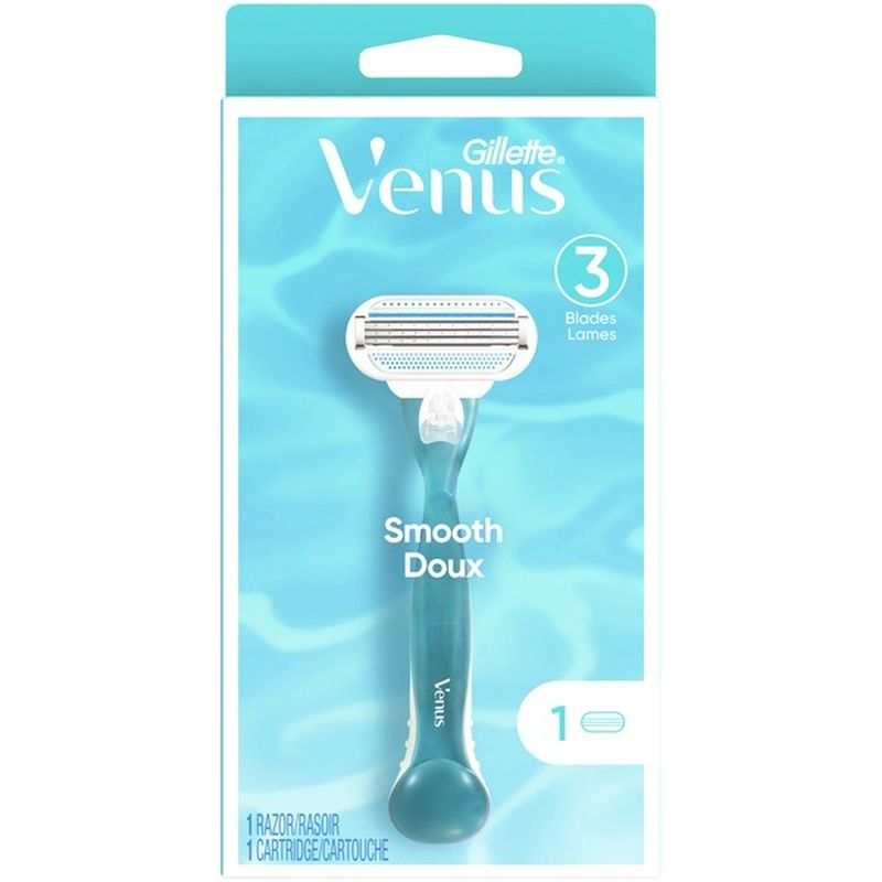Venus Smooth Women'S Razor Handle + 1 Blade Refill (1 ct) Instacart
