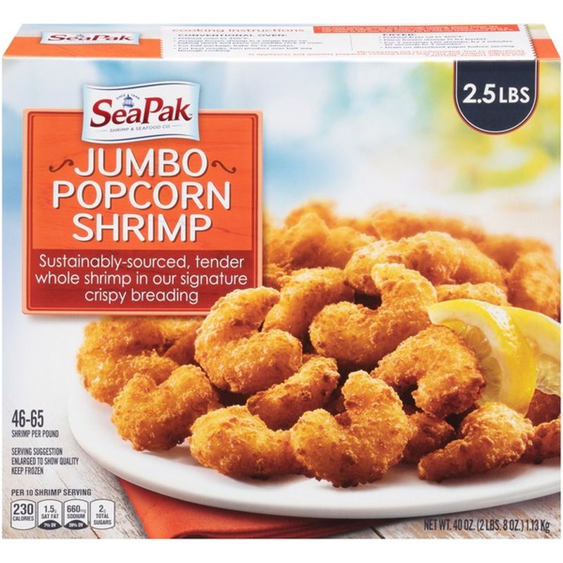 SeaPak Jumbo Popcorn Shrimp (40 oz) - Instacart
