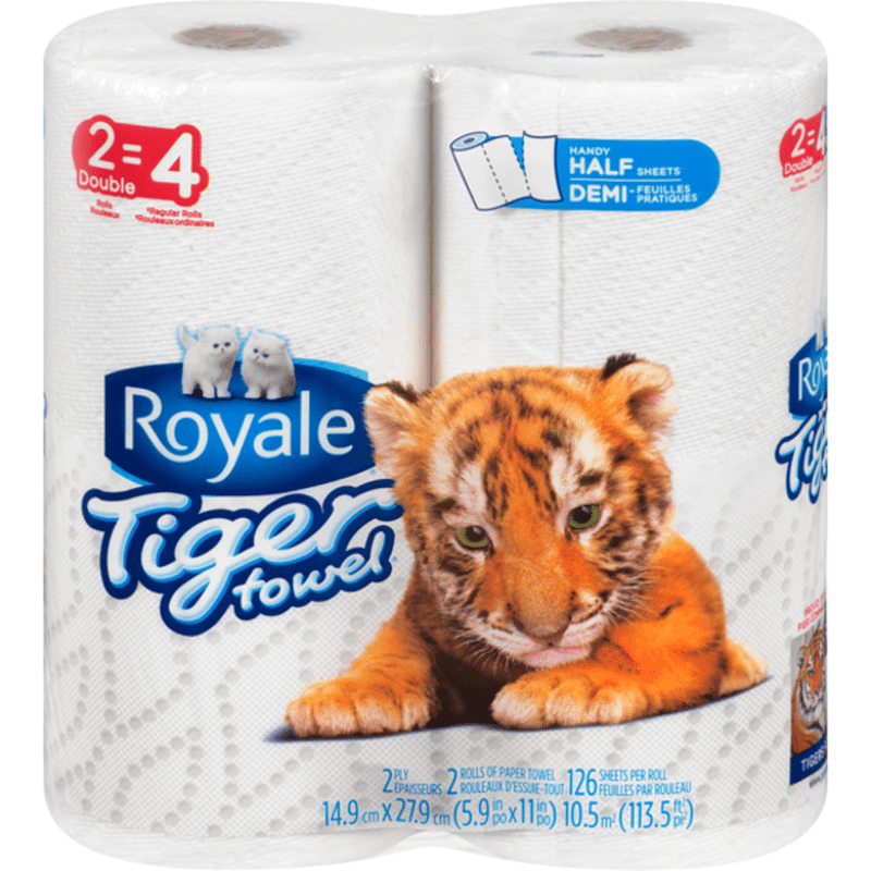 Royale Tiger Towel Paper (12 ct) Delivery or Pickup Near Me Instacart