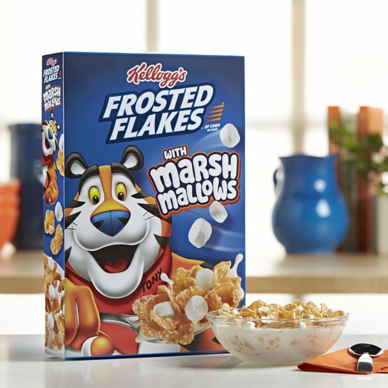 Kellogg's Breakfast Cereal Frosted Flakes With Marshmallow Original 