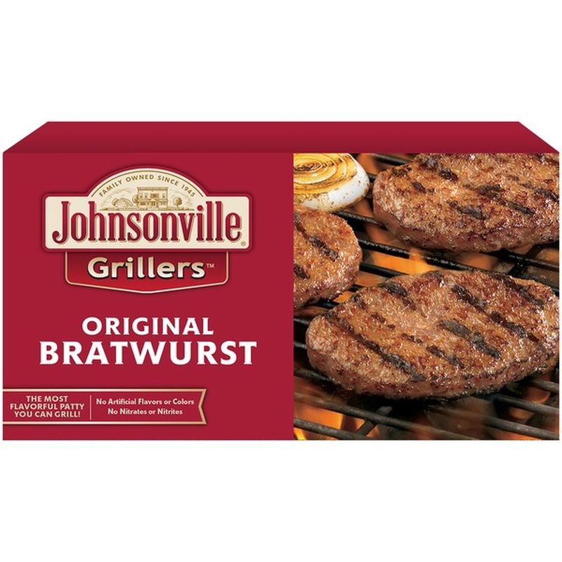 Johnsonville Sausage Grillers Original Brat Patties (86 g) Instacart