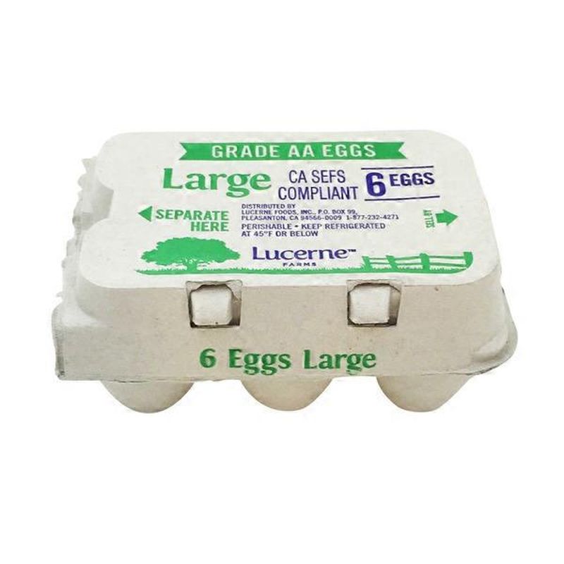 Lucerne Large Eggs (6 ct) Delivery or Pickup Near Me Instacart