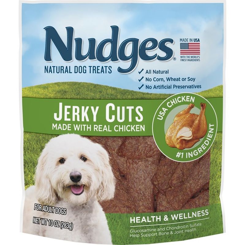 Nudges Natural Dog Treats Jerky Cuts Made With Real Chicken (0.625 lb