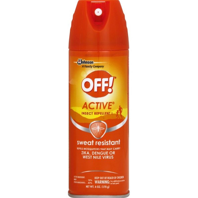 Off! Insect Repellent I, Sweat Resistant (6 oz) - Instacart