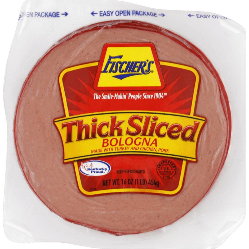 Fischer's Bologna, Thick Sliced (16 oz) Instacart