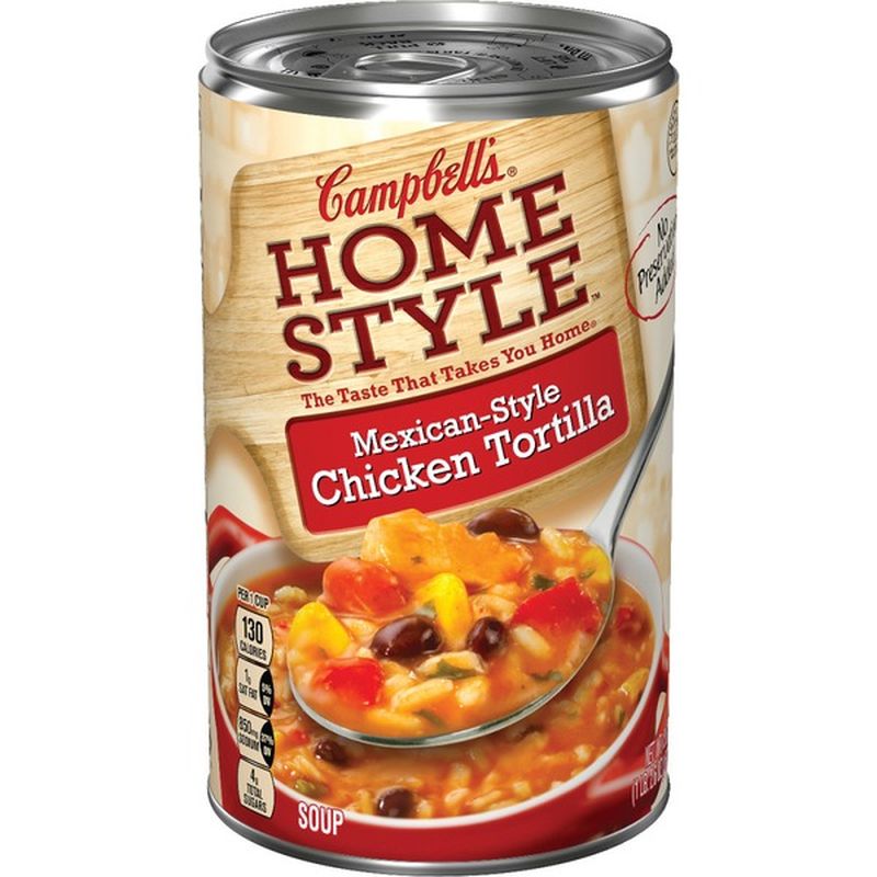 Campbell's Mexican Chicken Tortilla Soup Recipe / Amazon Com Campbell S Homestyle Healthy Request Soup Mexican Style Chicken Tortilla 15 3 Ounce Pack Of 8 Packaged Chicken Soups Grocery Gourmet Food - Here are some of our favourites!