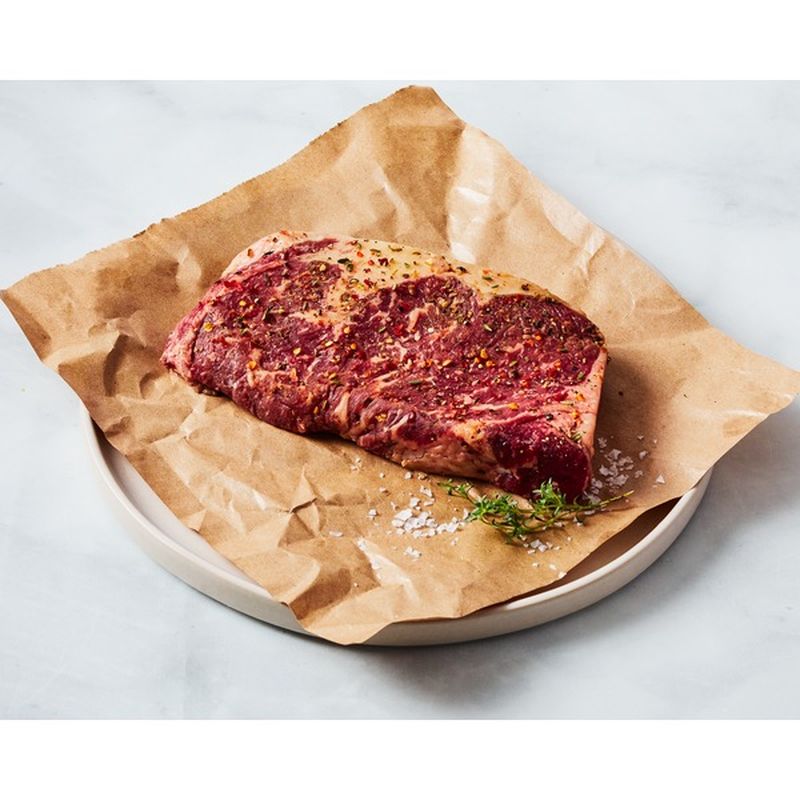 Boneless Black Pepper Choice Beef Ribeye Steak (per lb) Instacart