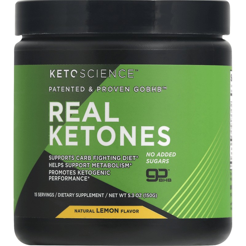 Keto Science Real Ketones, Lemon (5.3 oz) Delivery or