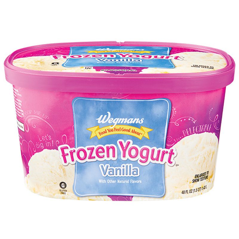 Wegmans Vanilla Frozen Yogurt 48 Fl Oz - Instacart