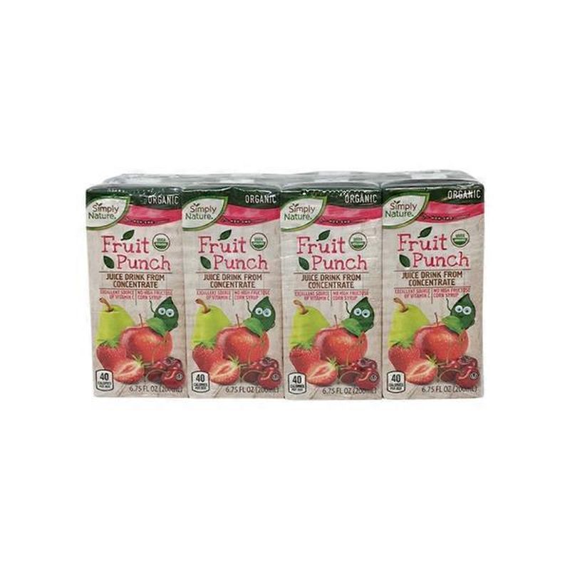 Simply Nature Organic Fruit Punch Juice Drink From Concentrate (6.75 fl