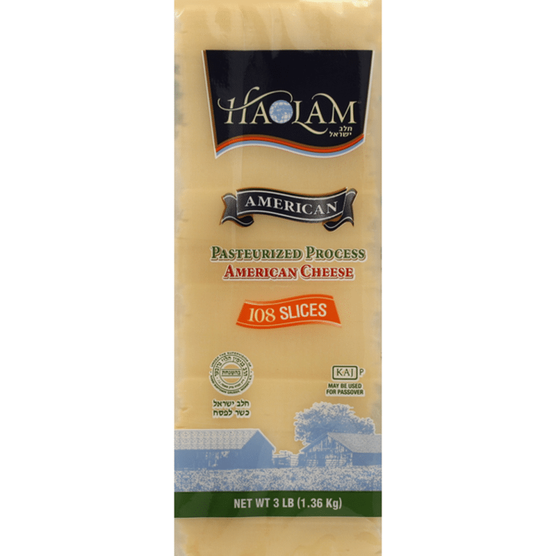 Haolam Cheese, Pasteurized Process, American (108 each) Instacart