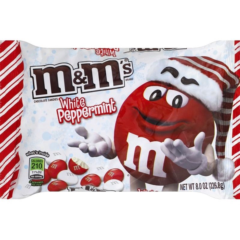 M M S Chocolate Candies White Peppermint 8 Oz Instacart