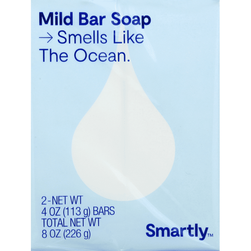 Smartly Bar Soap, Smells Like the Ocean, Mild (2 each) Instacart