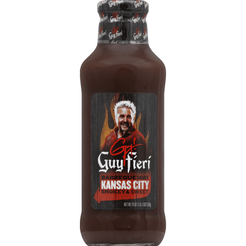 Guy Fieri Barbecue Sauce, Kansas City (19 oz) Instacart
