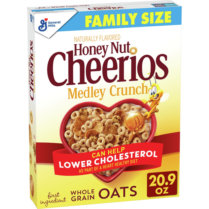 Honey Nut Cheerios Medley Crunch Cereal With Oats 9 Oz Instacart