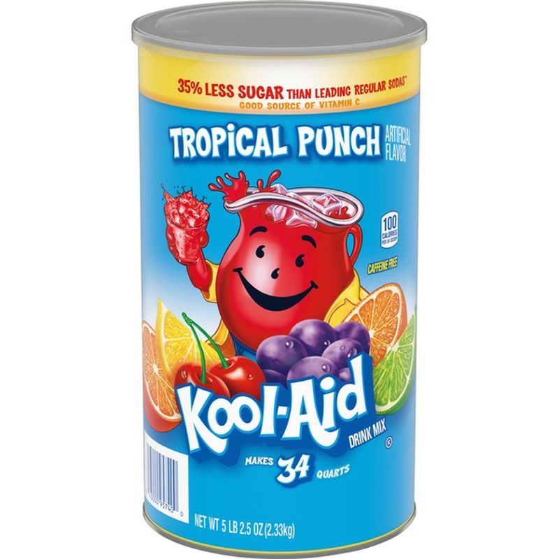 KoolAid Tropical Punch Drink Mix (82.5 oz) from Costco Instacart