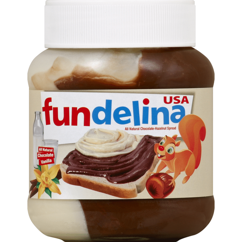 Fundelina Chocolate-Hazelnut Spread, Chocolate Vanilla (13 oz) - Instacart