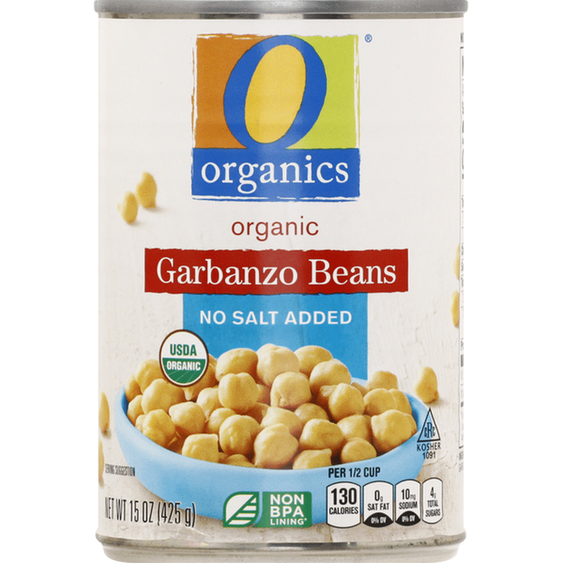 O Organics Garbanzo Beans, No Salt Added (15 oz) Instacart