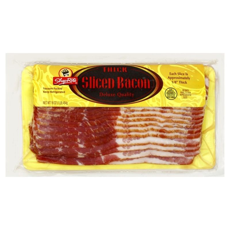 ShopRite Thick Sliced Bacon (1 lb) Instacart