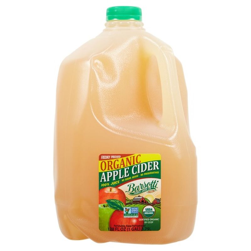 Apple Hill Farm Barsotti's Organic Apple Cider (1 gal) Instacart