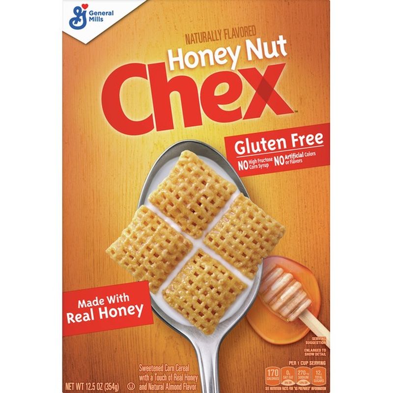 Chex Corn Cereal, Gluten Free, Honey Nut (12.5 oz) from ...
