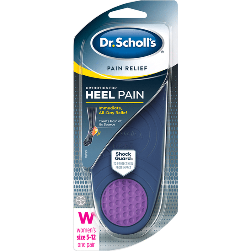 Dr. Scholl's Insoles, Heel Pain, Size 512, Women's (1 each) Delivery